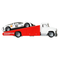 Hot Wheels Team Transport #66 '66 Porsche 906 Carrera 6 and Carry On Truck 1:64 Diecast