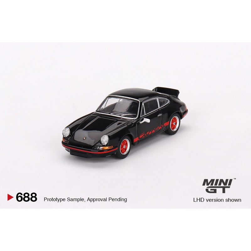 ミニカー MINI GT Porsche 911 Carrera RS 2.7 chase Chase! Mini GT 1:64 Porsche 911 Carrera RS 2.7 Black with