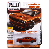 Auto World 2021 Dodge Challenger SRT Super Stock Sinamon Stick 1:64 Diecast Car