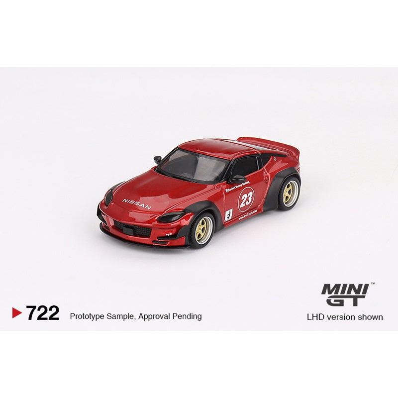 【美品】NISSAN ANGEL チェス　一号 Z Nissan Pandem GT 1:64 Mini - Ikazuchi Diecast Yellow – 1⁄64