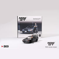 Mini GT #869 Nissan Skyline GT-R (R32) with Mastuda Figure Tsugio Matsuda Collection