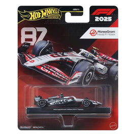Hot Wheels Premium Formula 1 2025 MoneyGram Haas Formula One Team Driver #87 Oliver Bearman