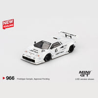 Mini GT #966 Lamborghini Countach LB-WORKS White 2024 Tokyo Auto Salon