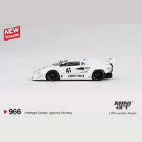 Mini GT #966 Lamborghini Countach LB-WORKS White 2024 Tokyo Auto Salon