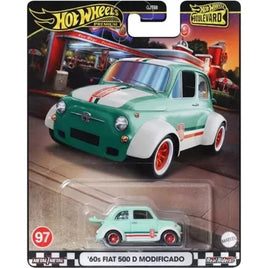 Hot Wheels Premium Boulevard #97 '60s Fiat 500 D Madificado 1:64 Diecast