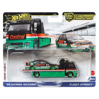 Hot Wheels Team Transport #65 '96 Honda Accord & Fleet Street Castrol 1:64 Diecast