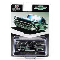 M2 Machines 1957 Bel Air Black w/ Green Flames
