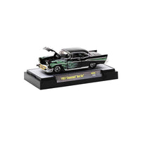 M2 Machines 1957 Bel Air Black w/ Green Flames