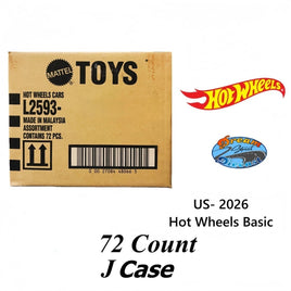 Hot Wheels Factory Sealed J Case Basic Mainlines Pre-Order – Chance for a Treasure Hunt or Super Treasure Hunt