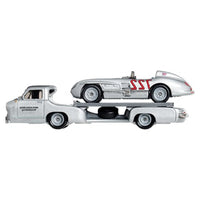 Hot Wheels Team Transport Mercedes-Benz 300 SLR & Mercedes-Benz Rentransporter 1:64 Diecast