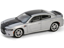 Green Light 2018 SRT 392 Silver Metallic with Black Stripe Mr Norm Heritage GSS Hobby Exclusive Series 1:64 Diecast Car