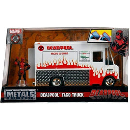 Jada Hollywood Rides Deadpool Taco Truck with Deadpool Figure 1:24 Scale Diecast Car