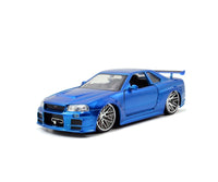 Jada Fast & Furious Brian's Nissan Skyline GT-R (BNR34) 1:24 Die-cast