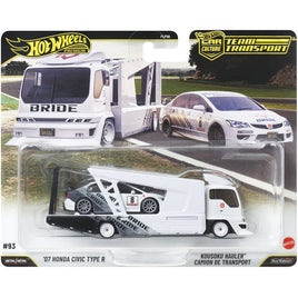 Hot Wheels Team Transport '07 Honda Civic Type R & Kousoku Hauler