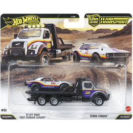 Hot Wheels Team Transport '67 Off Road Camaro & Terra-Torque