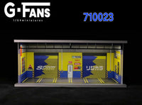 G-Fan LED Diorama Spoon Garage 1:64 scale