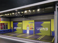 G-Fan LED Diorama Spoon Garage 1:64 scale