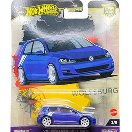 Hot Wheels Premium Car Culture World Tour Volkswagen Golf MK7 1:64 Diecast