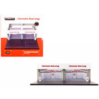 Tarmac Works Honda Racing Pit Garage Diorama Display