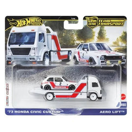 Hot Wheels Team Transport #80 '73 Honda Civic Custom & Aero Lift