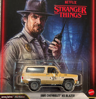 Hot Wheels Premium Pop Culture Stranger Things 1985 Chevrolet K5 Blazer Hawkins PD