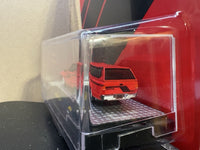 M2 Machines 1:64 1985 Toyota Truck with Camper Shell – Red- Hobby Exclusive