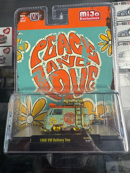 M2 Machines 1960 VW Delivery Van "Peace and Love" Mijo Exclusive CHASE 1:64 Diecast