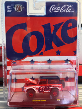 M2 Machines Coca Cola 1976 Ford Bronco 1/750 CHASE