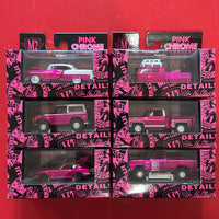 M2 Machines Pink Chrome Series (Set of 6) No Sleeve - Limited Edition 1:64 Scale