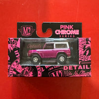 M2 Machines Pink Chrome Series (Set of 6) No Sleeve - Limited Edition 1:64 Scale