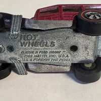 Vintage Hot Wheels Redline Classic '31 Ford Woody Rose 1:64