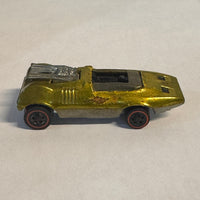 Vintage Hot Wheels Red Line Peeping Bomb Light Green