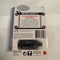 Hot Wheel Red Line Club 1969 Dodge Charger R/T Hemi Spectraflame Black 1:64 diecast