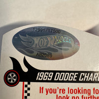 Hot Wheel Red Line Club 1969 Dodge Charger R/T Hemi Spectraflame Black 1:64 diecast