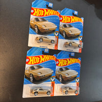 Hot Wheels 1983 Porsche 928S Gold Dollar General Exclusive Lot of 4