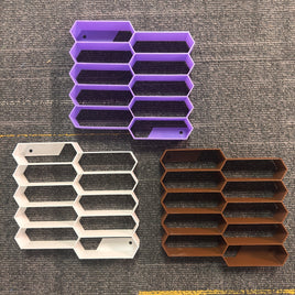 3D Printed Ten Car Wall Display