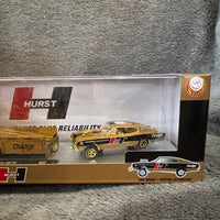 M2 Machines 1966 Dodge L600 COE & 1966 Dodge Charger Hemi Hurst CHASE