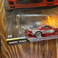 2026 Hot Wheels Premium Fast & Furious 25 Years 1995 Mazda RX-7 1/5 Chase