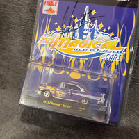 M2 Machines 2023 Magical Weekend of Cars DCS15 1957 Chevy Bel Air Finale Car Signed by Sean Taylor