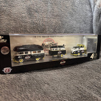 M2 Machines 1960 VW Delivery Van & 1959 VW Double Cab Truck USA Model R41 Chase