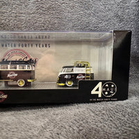 M2 Machines 1960 VW Delivery Van & 1959 VW Double Cab Truck USA Model R41 Chase