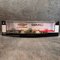 M2 Machines 1973 Chevrolet Cheyenne Super 10 Custom SS, 1976 GMC Sierra Grande 15 Custom & 1976 Chevrolet Scottsdale Chevy Sport S38 Chase