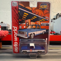 Auto World Chris Stangler Custom Gulf 1973 Chevrolet C10 Pickup Signed