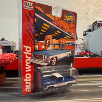 Auto World Chris Stangler Custom Gulf 1973 Chevrolet C10 Pickup Signed
