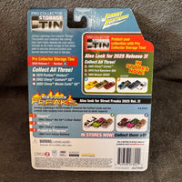 Johnny Lightning 2002 Chevy Monte Carlo Pace Car White Lightning CHASE with Collector Tin