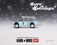 Kaido House * Mini GT #092 Datsun 510 Wagon 4x4 Winter Holiday Edition 1:64 diecast