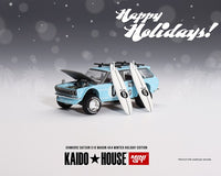 Kaido House * Mini GT #092 Datsun 510 Wagon 4x4 Winter Holiday Edition 1:64 diecast