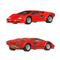 Hot Wheels Premium Car Cultute 2 Pack Lamborghini Countach LP5000 QV & Lancia Stratos Zero