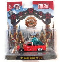 M2 Machines 1:64 Diorama Sean’s Fresh Tree Farm 1977 Chevrolet Silverado 10 with Sean Figure & Dog Limited
