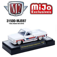 M2 Machines 1976 Chevrolet Silverado Bonanza -10 Squarebody Spirit of '76 White MJS97 Pre-Order